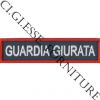 Patch Guardia Giurata bordo rosso